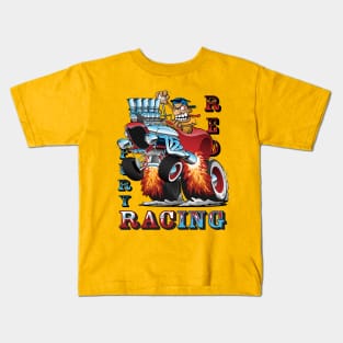 Red Fury Racing Car Kids T-Shirt